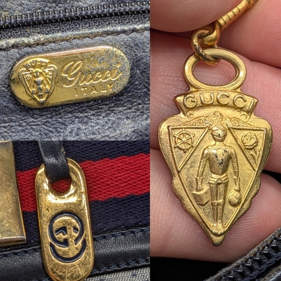 Gucci Vintage Ophidia 1970/80 mini GG canvas & leather shoulder bag - Picture 13 of 15